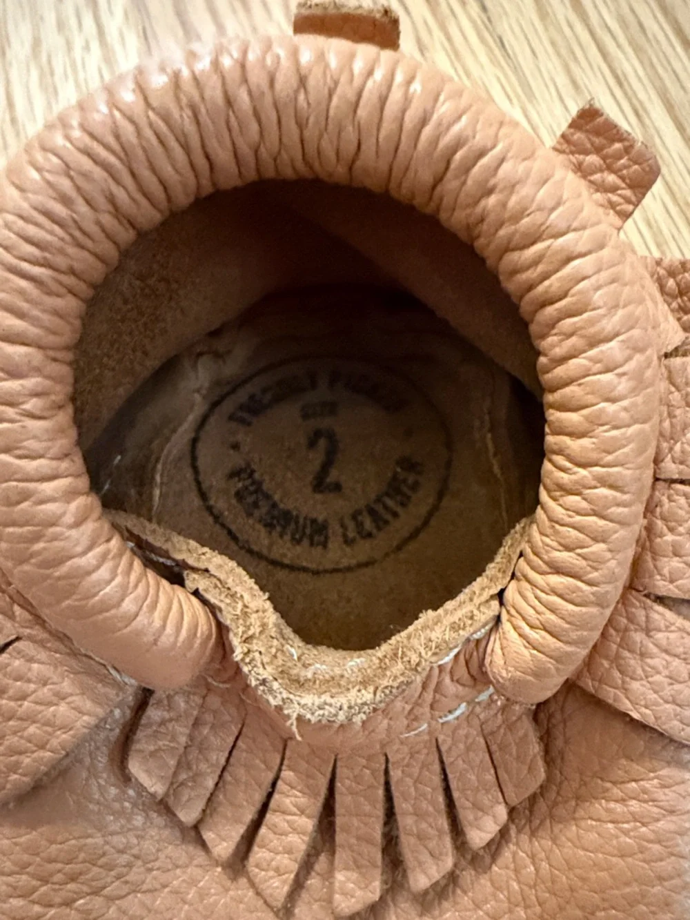 Freshly Picked Moccasins in Tan - Soft Leather Kids Shoes